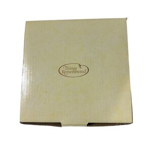 Things Remembered Silver Wire & Mesh Heart Candle Caddy Trinket Box & Candle NIB